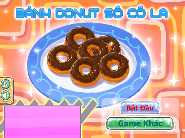 game Banh donut socola y8