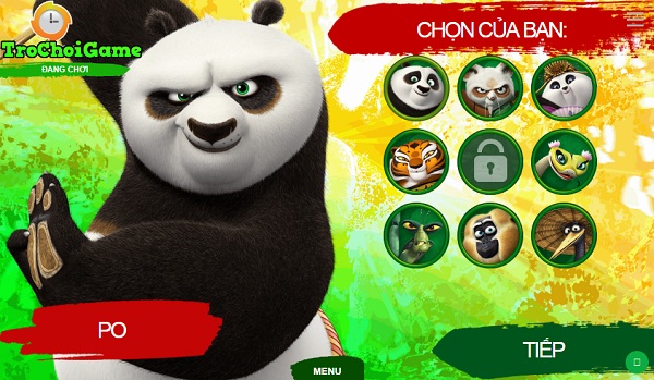 game Kungfu Panda 3 dai chien 2 nguoi choi