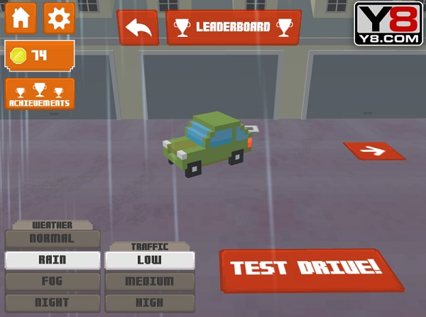 game Taxi thanh pho 3D don khach