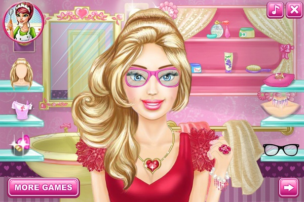 game Trang diem Barbie hinh anh 3
