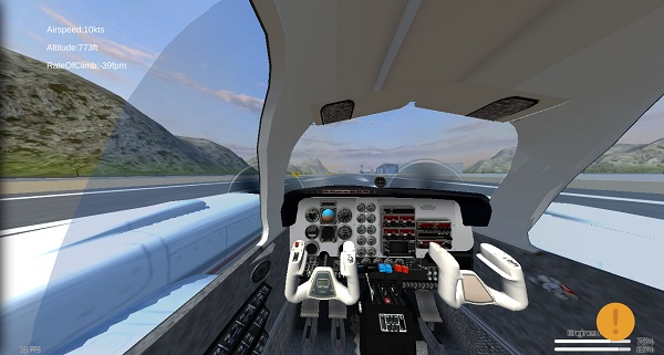 Game Lai may bay 3D, Chơi game Lái máy bay chở khách 3D