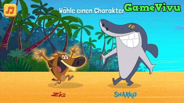 Game Zig và Sharko chiến đấu, Chơi game Zig và Sharko chiến đấu