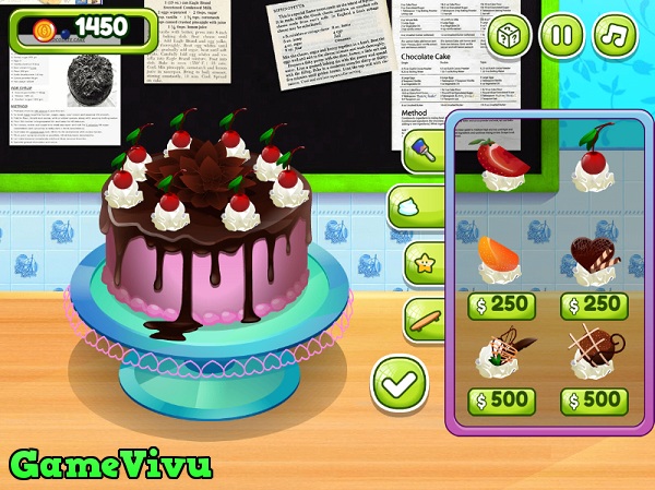 game Làm bánh sinh nhật socola hình ảnh 3