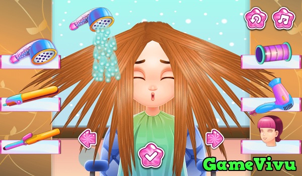 Game Tiệm cắt tóc Chơi game Tiệm cắt tóc gội đầu Hàn Quốc online