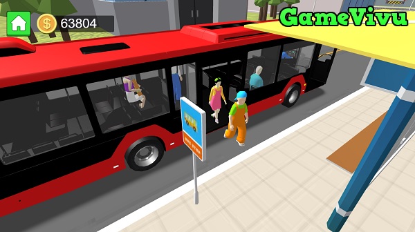 game Lái xe bus simulator pc 3d