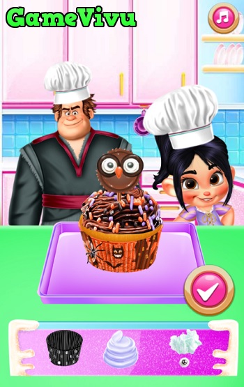 game Bánh cupcake halloween hảo hạng hình ảnh 3