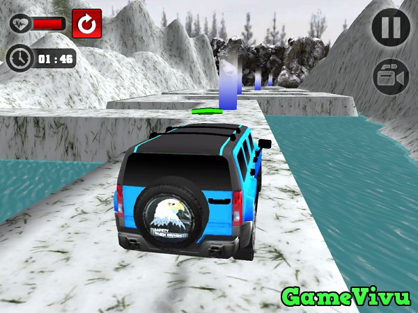 game Lái xe trên tuyết suv snow driving 3d