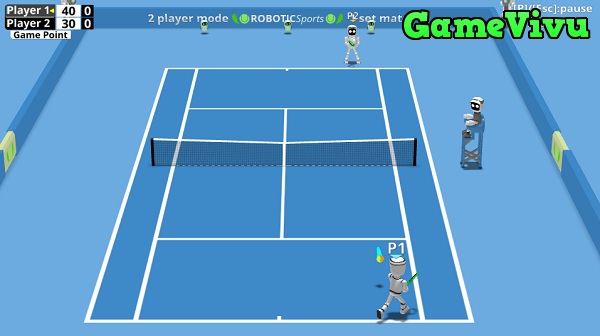 game Tennis nguoi may hinh anh 2