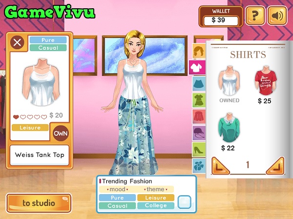 game Nhà thiết kế thời trang hình ảnh 1