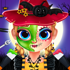 Lily đón halloween
