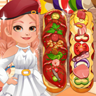 Pizza bánh mì kiểu Pháp