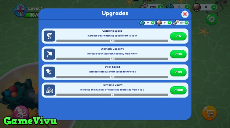 game Bạch tuộc tiến hóa trên điện thoại máy tính pc game Bạch tuộc tiến hóa trên điện thoại máy tính pc