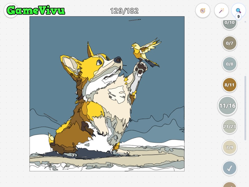 game Tô màu nghệ thuật Vibe Colouring game Tô màu nghệ thuật Vibe Colouring