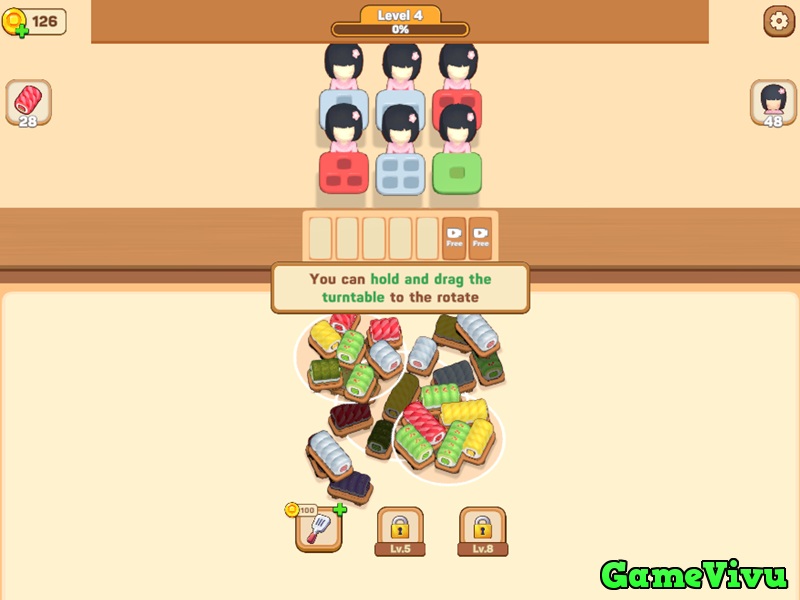 game Xếp sushi online game Xếp sushi online