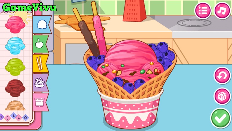 game Làm bánh waffle kem miễn phí game Làm bánh waffle kem miễn phí