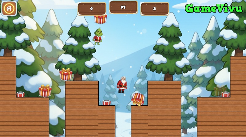 game Nhặt quà giáng sinh Winter Battle game Nhặt quà giáng sinh Winter Battle