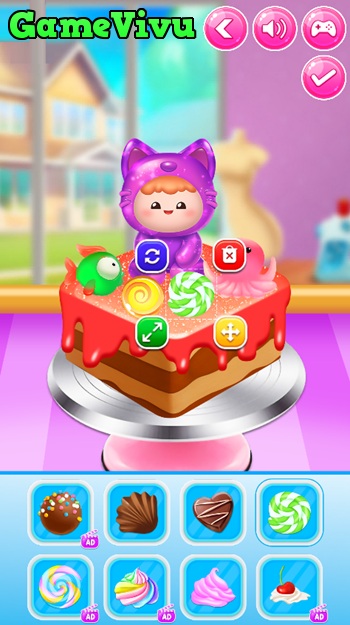 game Bánh kem búp bê nàng tiên cá trên điện thoại máy tính pc game Bánh kem búp bê nàng tiên cá trên điện thoại máy tính pc