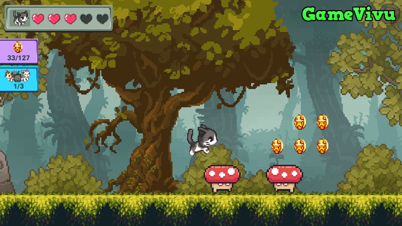 game Mèo phiêu lưu ký Cute cat's adventures game Mèo phiêu lưu ký Cute cat's adventures