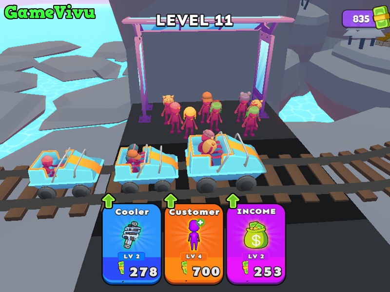 game Tàu lượn siêu tốc 3D online game Tàu lượn siêu tốc 3D online