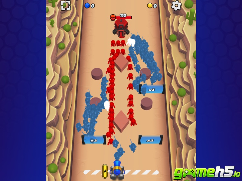 Game Tấn công pháo đài Mob Rush Game Tấn công pháo đài Mob Rush