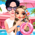 Bạn trai trang điểm