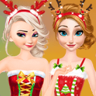 Công chúa Disney dự tiệc giáng sinh