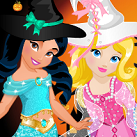 Công chúa hóa trang Halloween