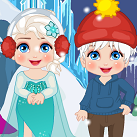 Elsa giết thời gian ngày tết