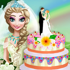Elsa làm bánh cưới