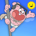 Gumball leo cột