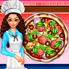 Làm bánh pizza xúc xích
